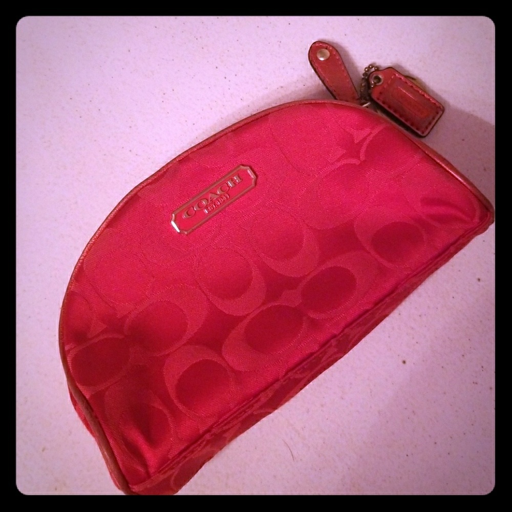 Coach cosmetic bag